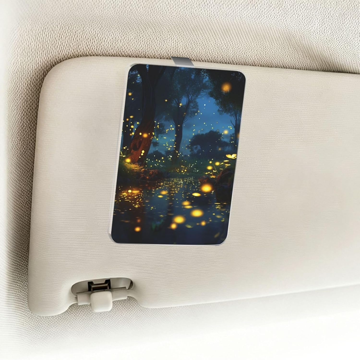 Fireflies Picture Holder Acrylic Car Visor Photo Clip