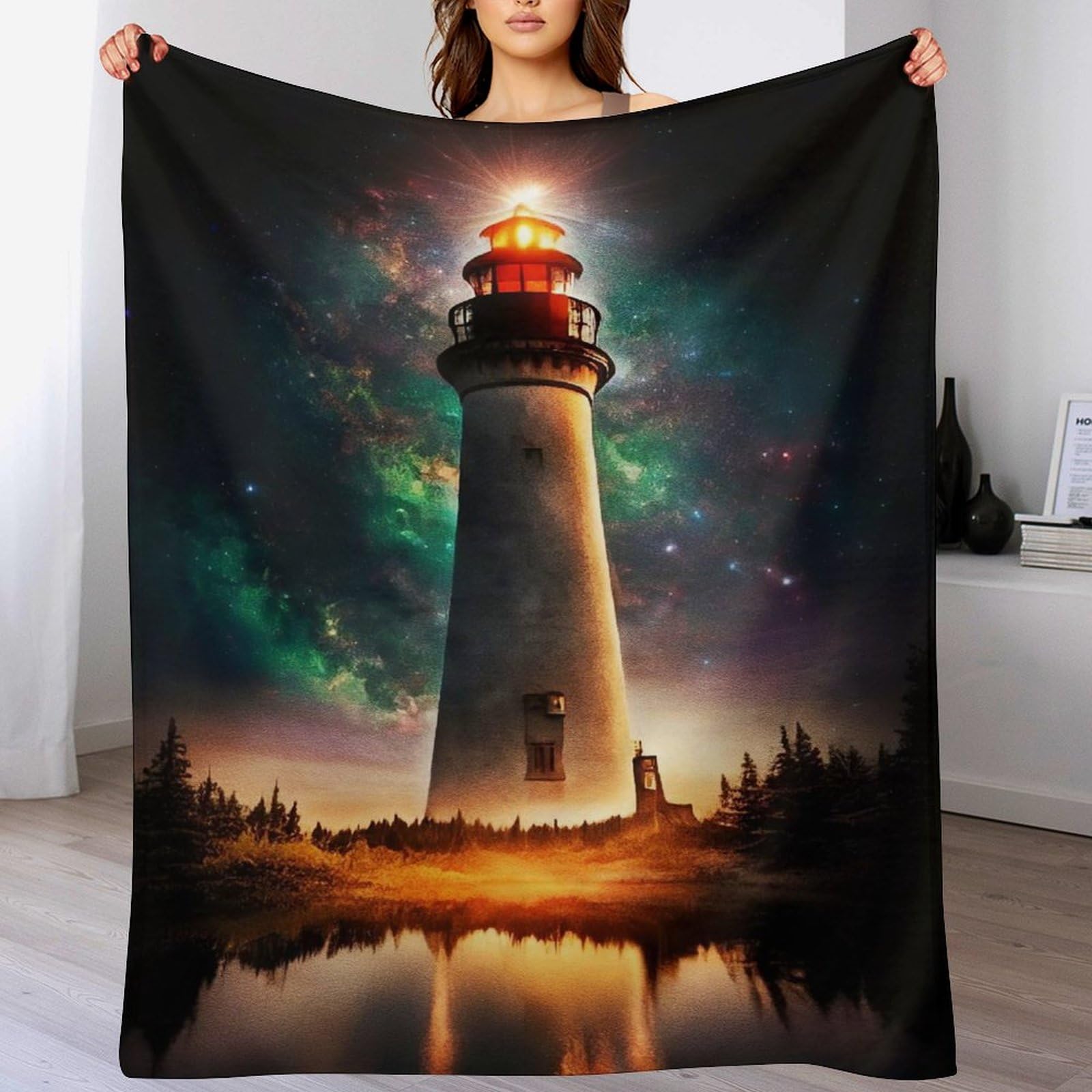 Tapis douillet de lit et plaid haut de gamme en flanelle polaire au toucher velours