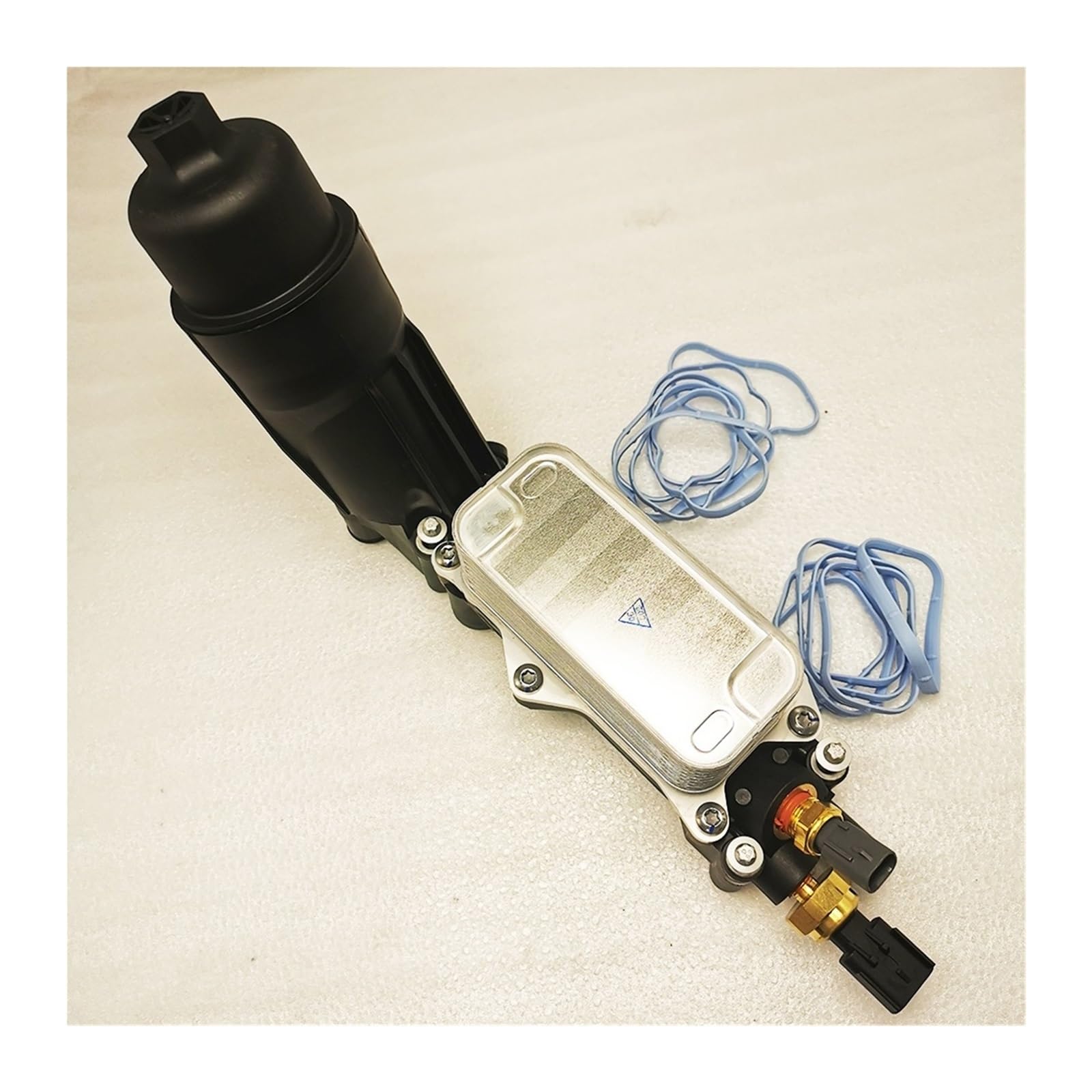 Chłodnica oleju samochodowego Dla 68105583AF aluminiowa chłodnica oleju silnikowego obudowa filtra 11-16 pasuje do Dodge Jeep Chrysler Ram3.6L Płyta chłodząca