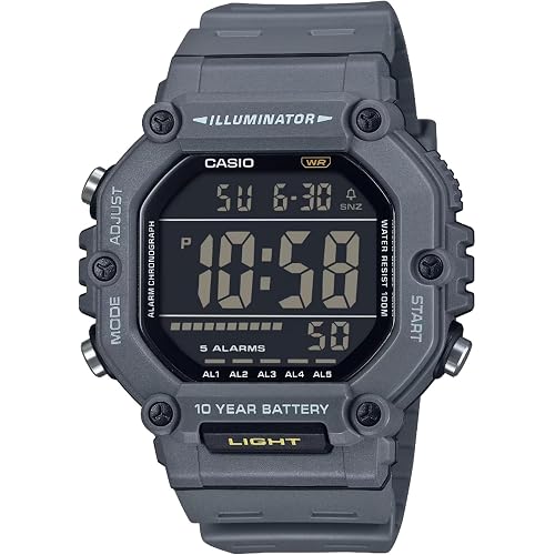 Casio AE-1600H Series | Black | 10-Year Battery | LED Illuminator | Digital Watch