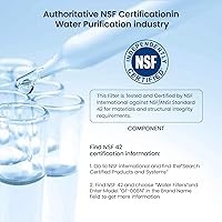 Vista 3 de GLACIER FRESH Filtro de agua para nevera y congelador de repuesto para filtro de agua Blomberg Beko 4874960100, 1 paquete