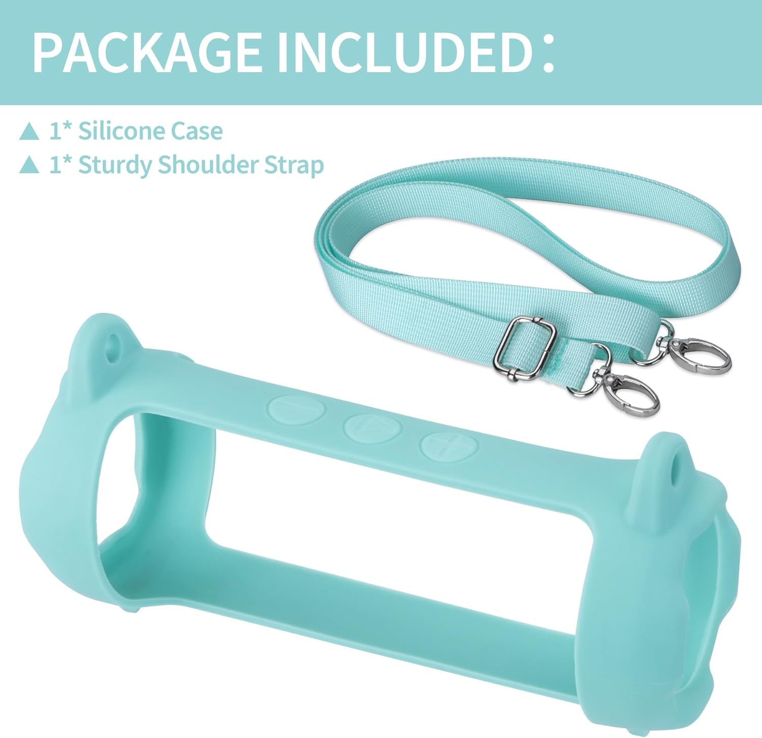 Silicone Cover Compatible with Flip 7 Portable Waterproof and Drop-Proof Speaker (Black) - Image 6