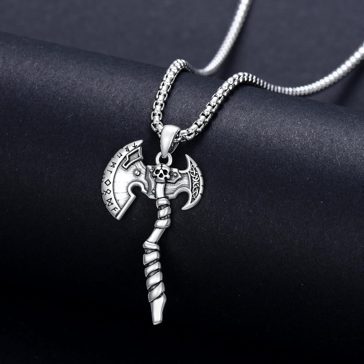 Men's Necklaces 925 Sterling Silver Viking/Animal Pendant Viking/Animal Jewelry for Men Women
