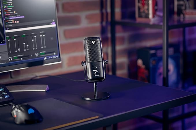 Elgato Wave:3 USB Condenser Microphone - Professional audio tool for content writers expanding into podcasting and video content