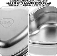 Vista 6 de Hemoton Plato portátil en forma de acero inoxidable para aperitivos, salsas a la parrilla, para reuniones familiares y fiestas, esenciales