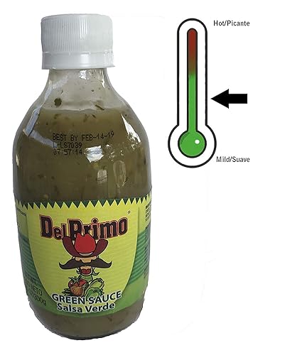 Vista 10 de Del Primo Salsa Salsa Botella de 10.5oz (paquete de 3) Elige el sabor a continuación (Salsa Habanera Roja - Salsa roja Habanero)