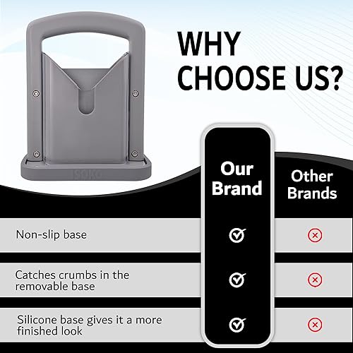 Miniatura 8 de ISOKO Bagel Guillotina Cortadora (Blanco)