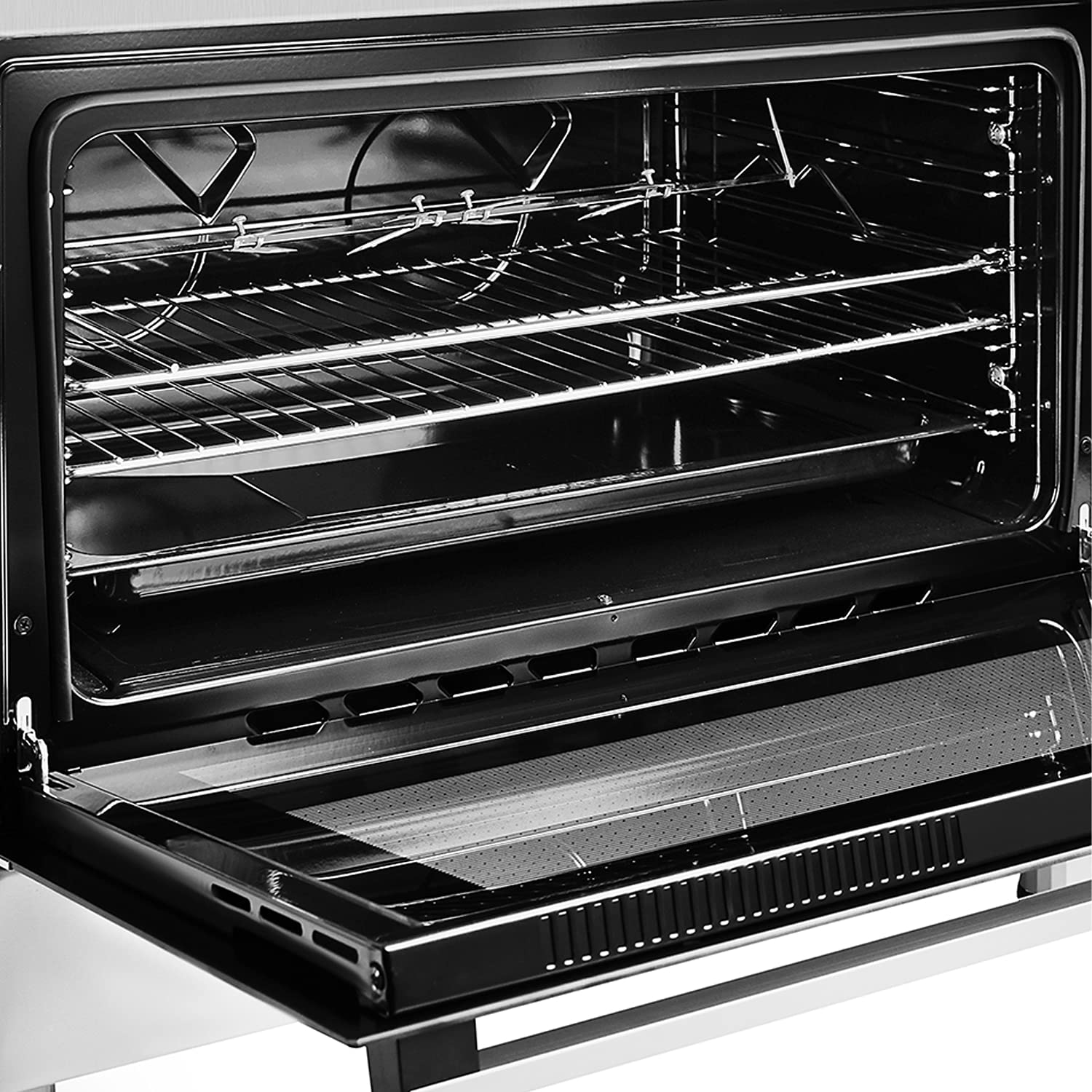 Super General Freestanding GasCooker 5Burner FullSafety, Steel