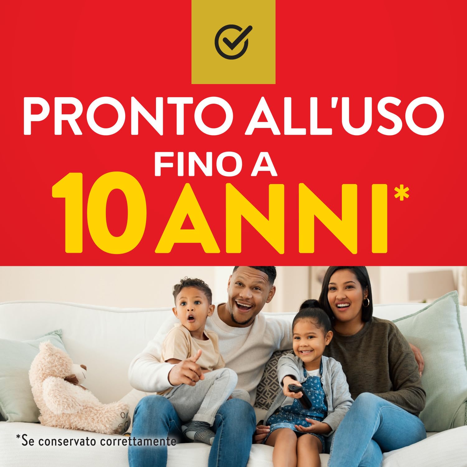 Eveready Gold di Energizer - Pile AA e AAA Combo (Confezione da 80) Batterie Alcaline 1,5V - potenza di lunga durata - 100% imballaggio riciclabile - 10 anni di conservazione