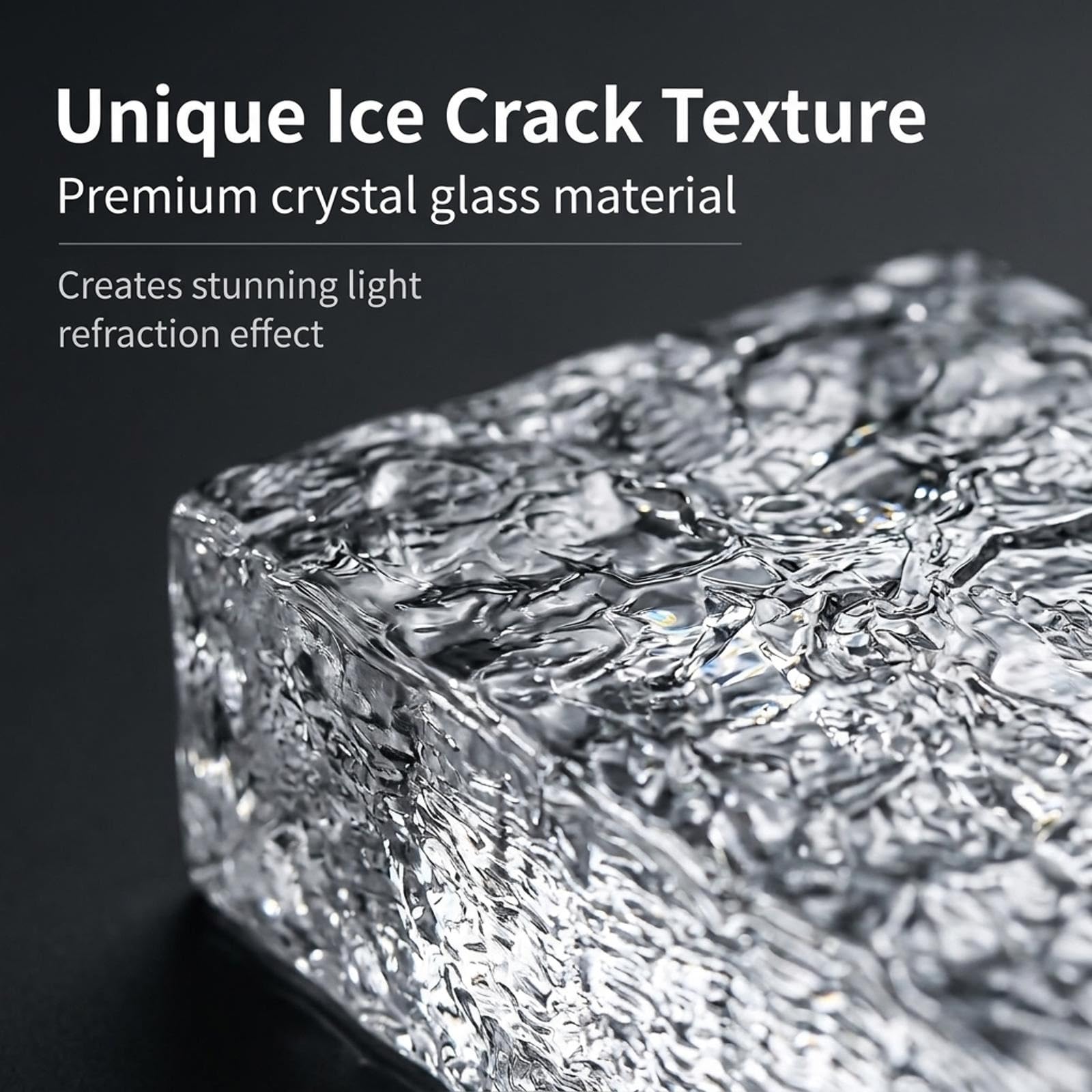 Briques de verre pleines pour cloisons, blocs de verre décoratifs 19×19×8 cm pour séparateurs de pièces, décoration architecturale intérieure moderne(H)