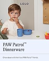 Vista 2 de Lalo PAW Patrol - Juego de vajilla para niños pequeños y niños, apto para lavavajillas, sin BPA, platos para niños, incluye cuenco, plato y taza, 3