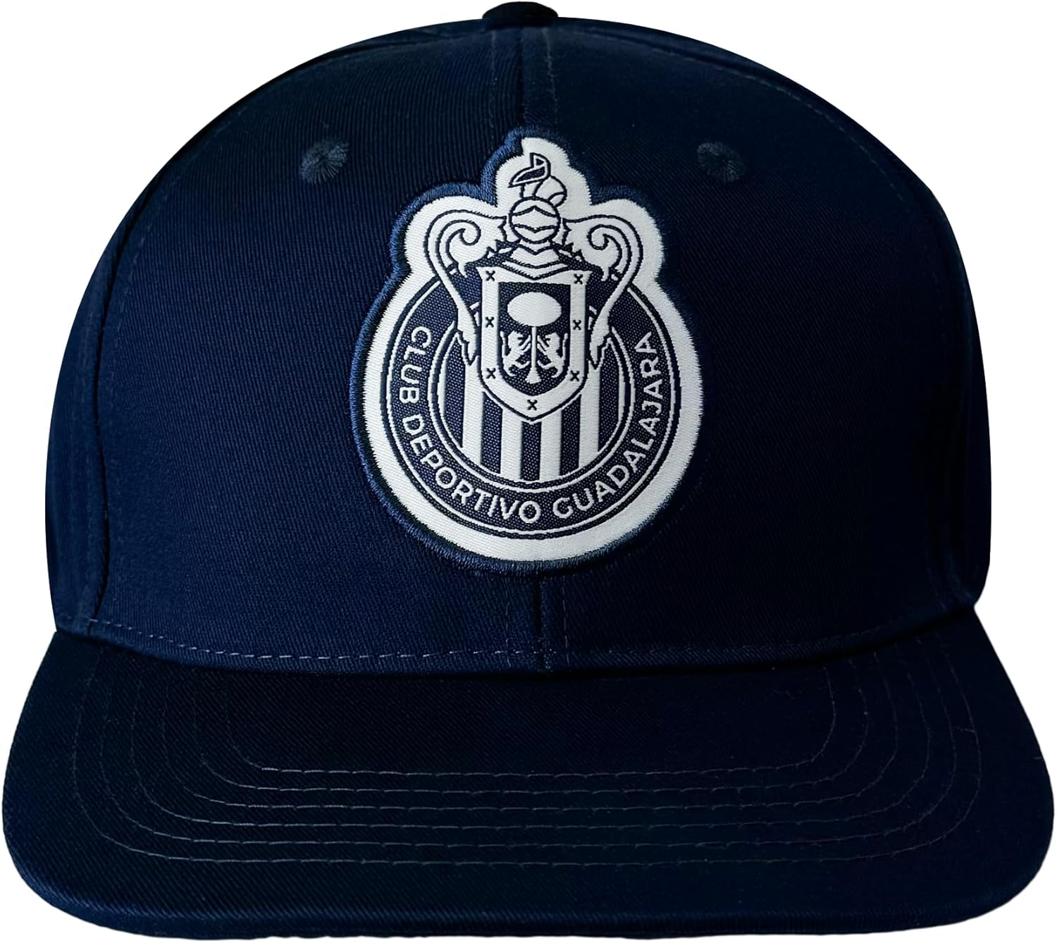 Chivas del Guadalajara Classic Snapback Hat Cap Hip Hop Style Flat Bill Adjustable Size, Licensed Product Blue - Image 4