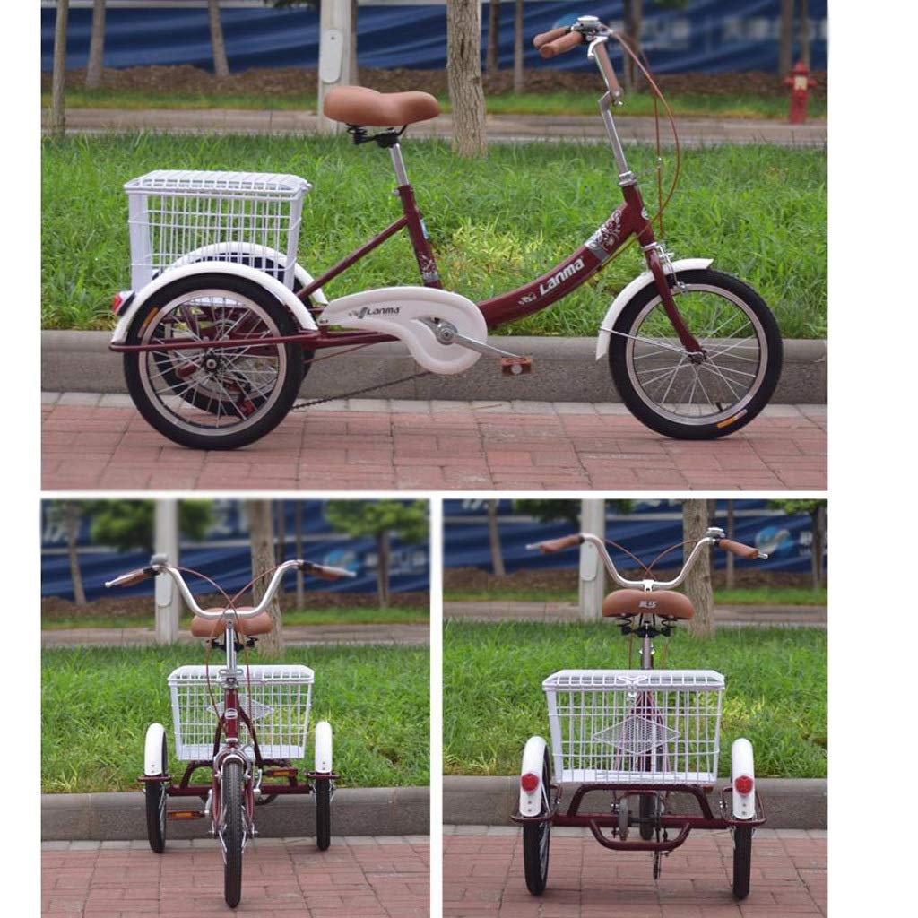 Amazon | 電動自転車 三輪車 3輪 大人用三輪車 16インチ ホイール