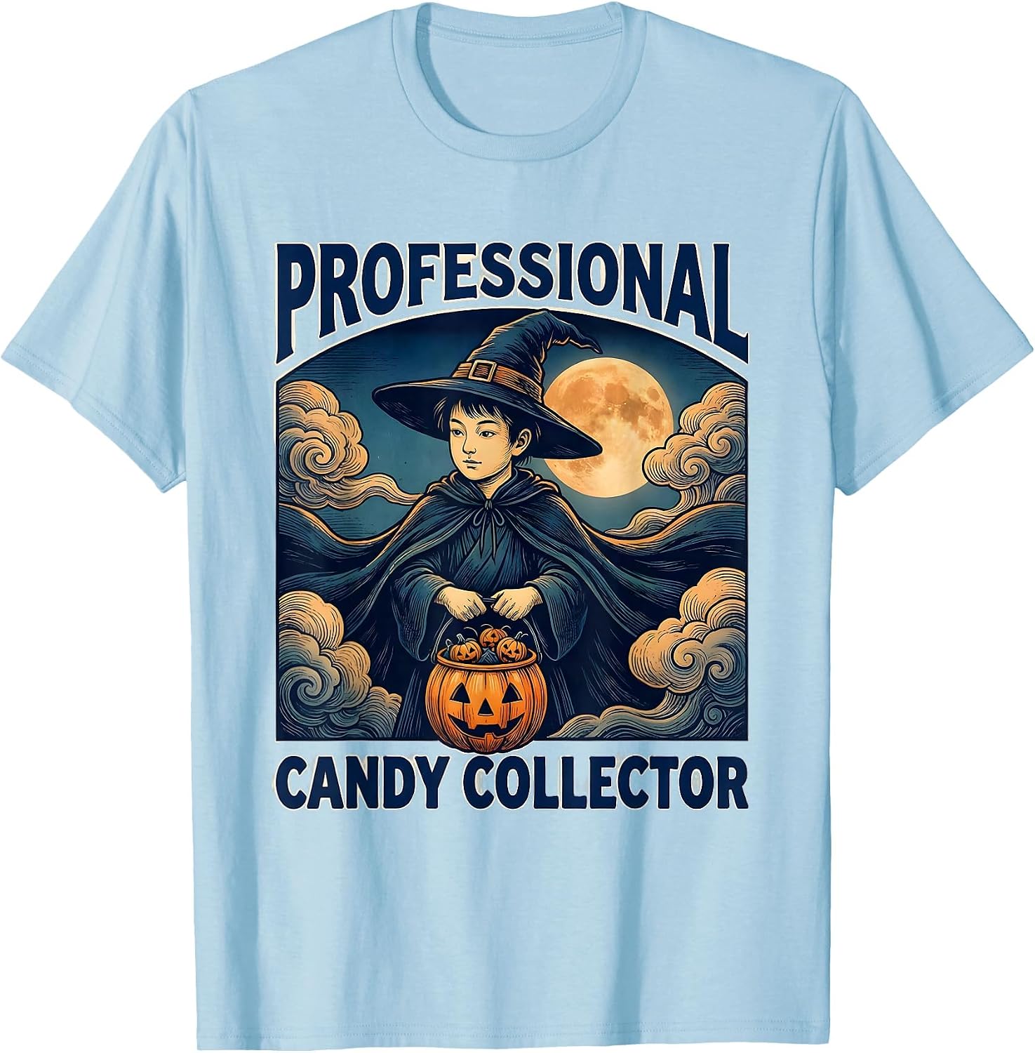 Men's Boys Halloween Professional Candy Collector T-Shirt