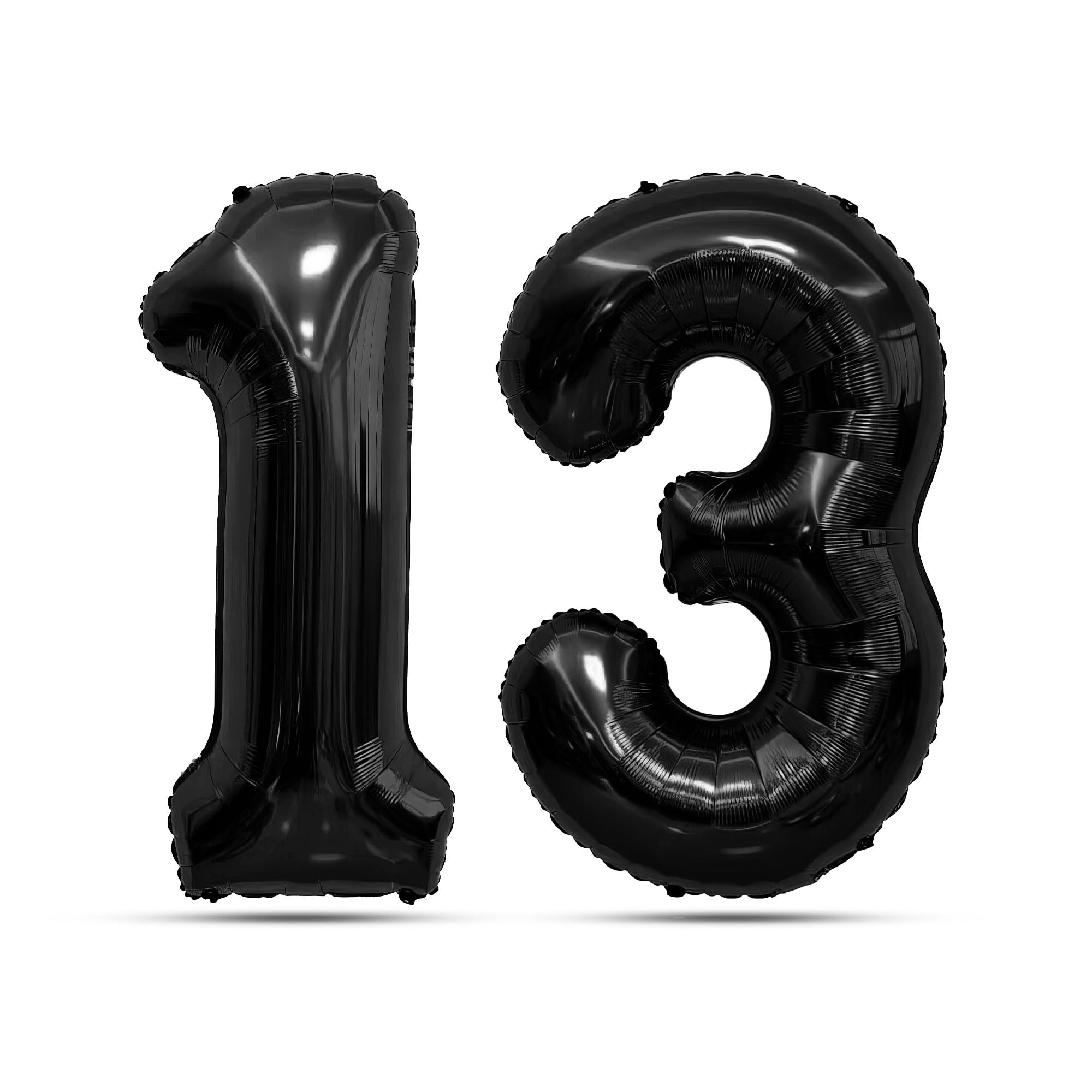 Black Number Balloons 13 Balloon Numbers 13th Number Balloon Foil Mylar Party Balloon For Men Women 13th Birthday Balloons 13 Birthday Decorations For Her Him Anniversary Graduation Decorations