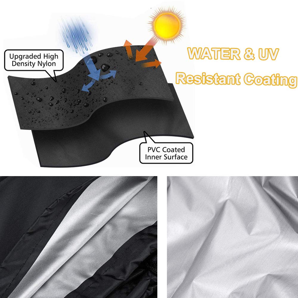 STARTWO Traktorabdeckung Universell – Wasserdicht & UV-geschützt, Mit Lüftungsschlitzen | Für Kompakte Nutztraktoren