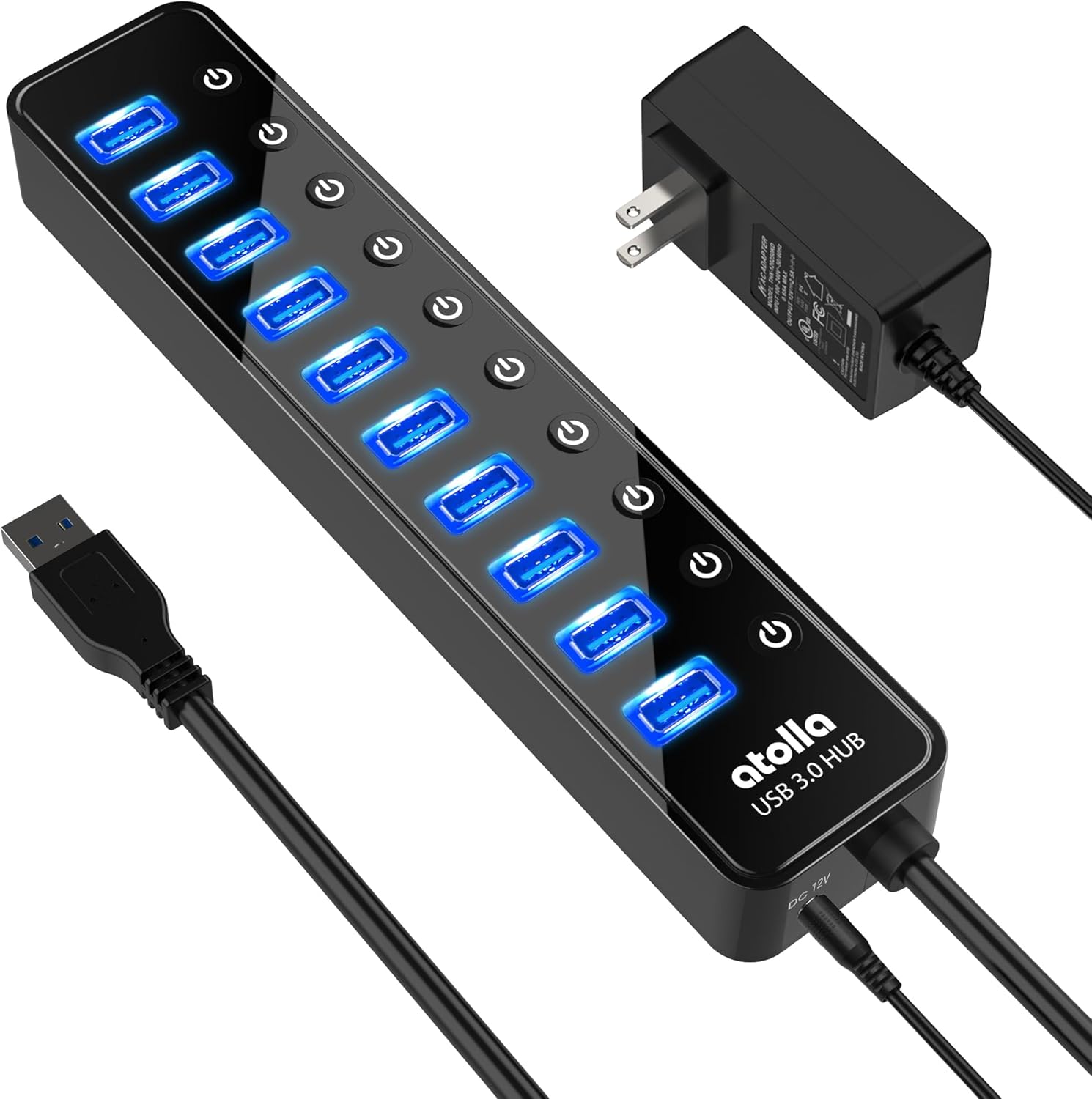 USB3.0ハブ 電源付き atolla