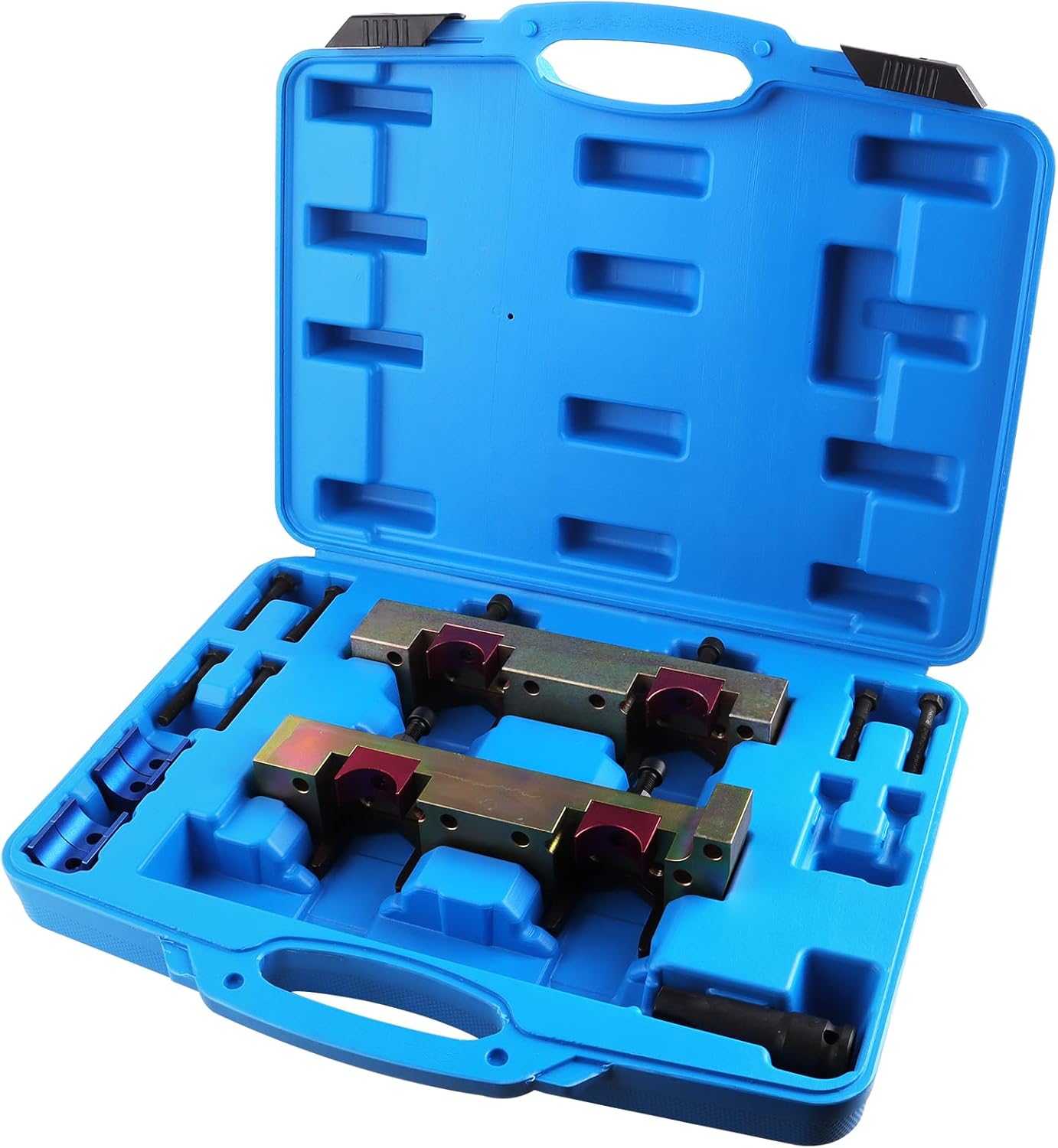 M274 M270 M133 Camshaft Locking Timing Tool Kit for Mercedes Benz C300 CLA250 GLA250 E300 GLC300 & Infiniti Q50 Q60 2.0T, Replace OEM 270589016100, 270 589 01 61 00, Heavy Duty 15PCS