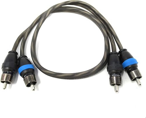 Sky High Car Audio Cables RCA de 2 canales trenzados de 6 pies recubiertos 6' OFC disponible en Yaxa Costa Rica