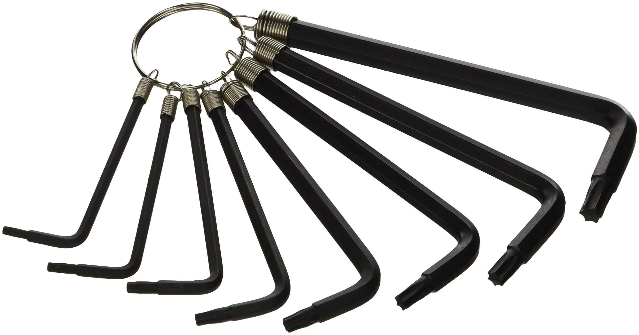 LAMPA Ensemble de tournevis coudés T8 - T10 - T15 - T20 - T23 - T27 - T30 - T40 66051