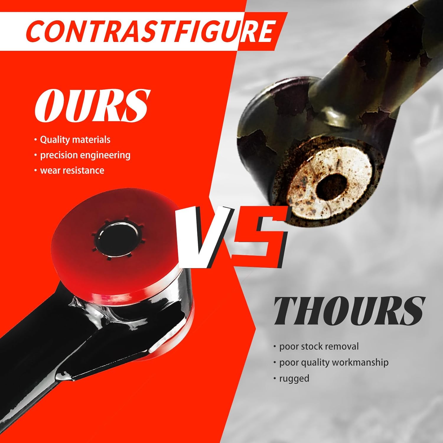 2-4" Lift Front Upper Control Arms for 2007-2018 Chevy Silverado GMC Sierra 1500, 2007-2013 Chevy Avalanche, 2007-2014 Chevy Suburban 1500, Tahoe, GMC Yukon, Yukon XL, Cadillac Escalade ESV