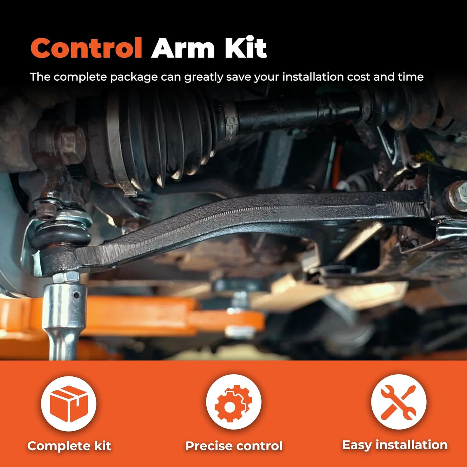 labwork 14Pc Front Suspension Kit Control Arms Replacement for Toyota Camry 2007-2011