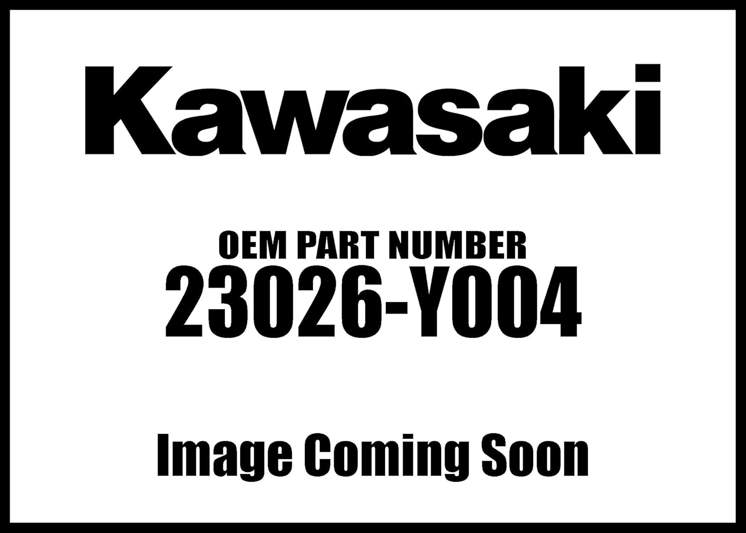 Kawasaki 2007-2020 Kfx90 Kfx50 Lens Tail Lamp 23026-Y004 New Oem