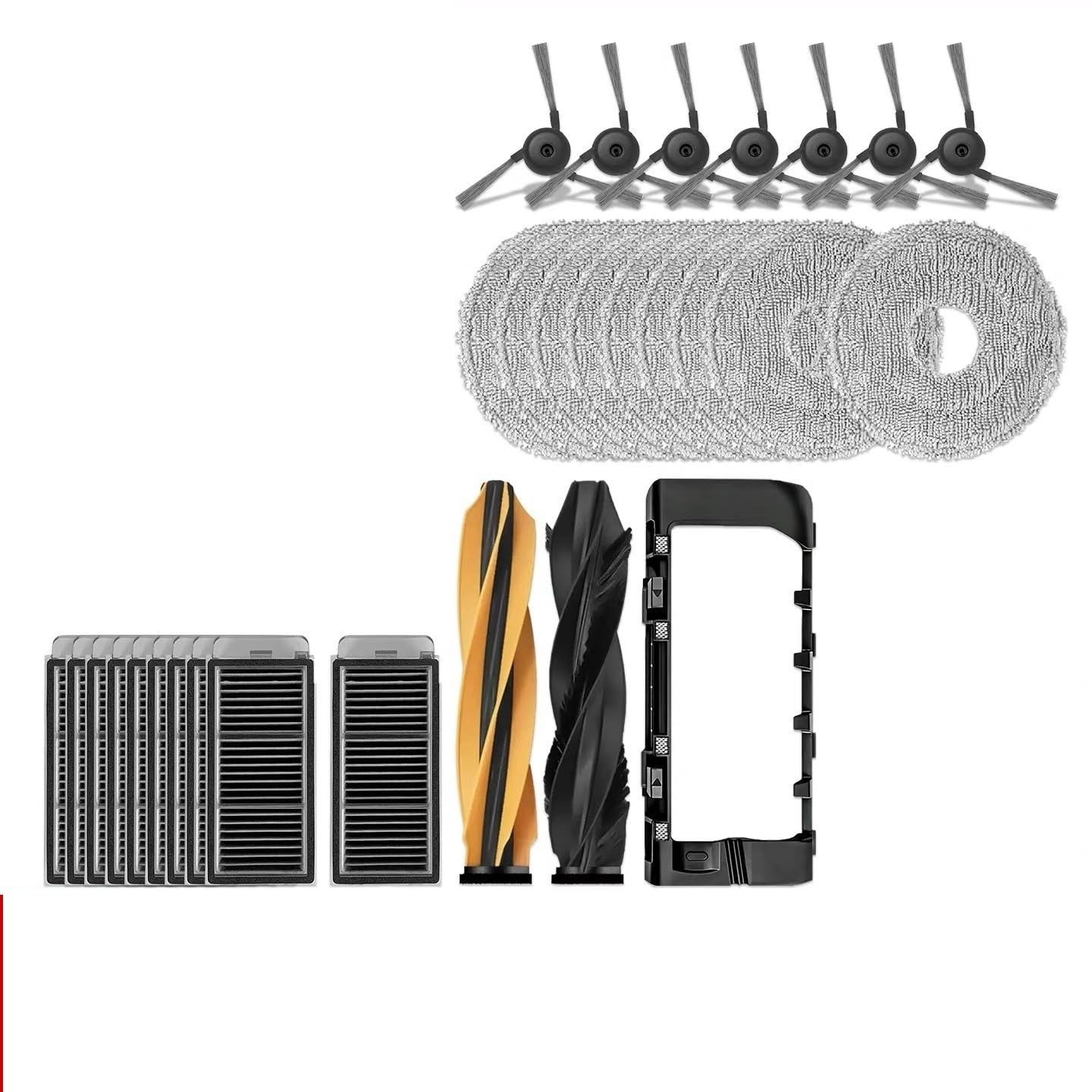 Compatibile Con Dreame, X50PRO/X50 Ultra, Accessori for Robot Di Pulizia: Filtro, Spazzola A Rullo, Scopa(Set c)