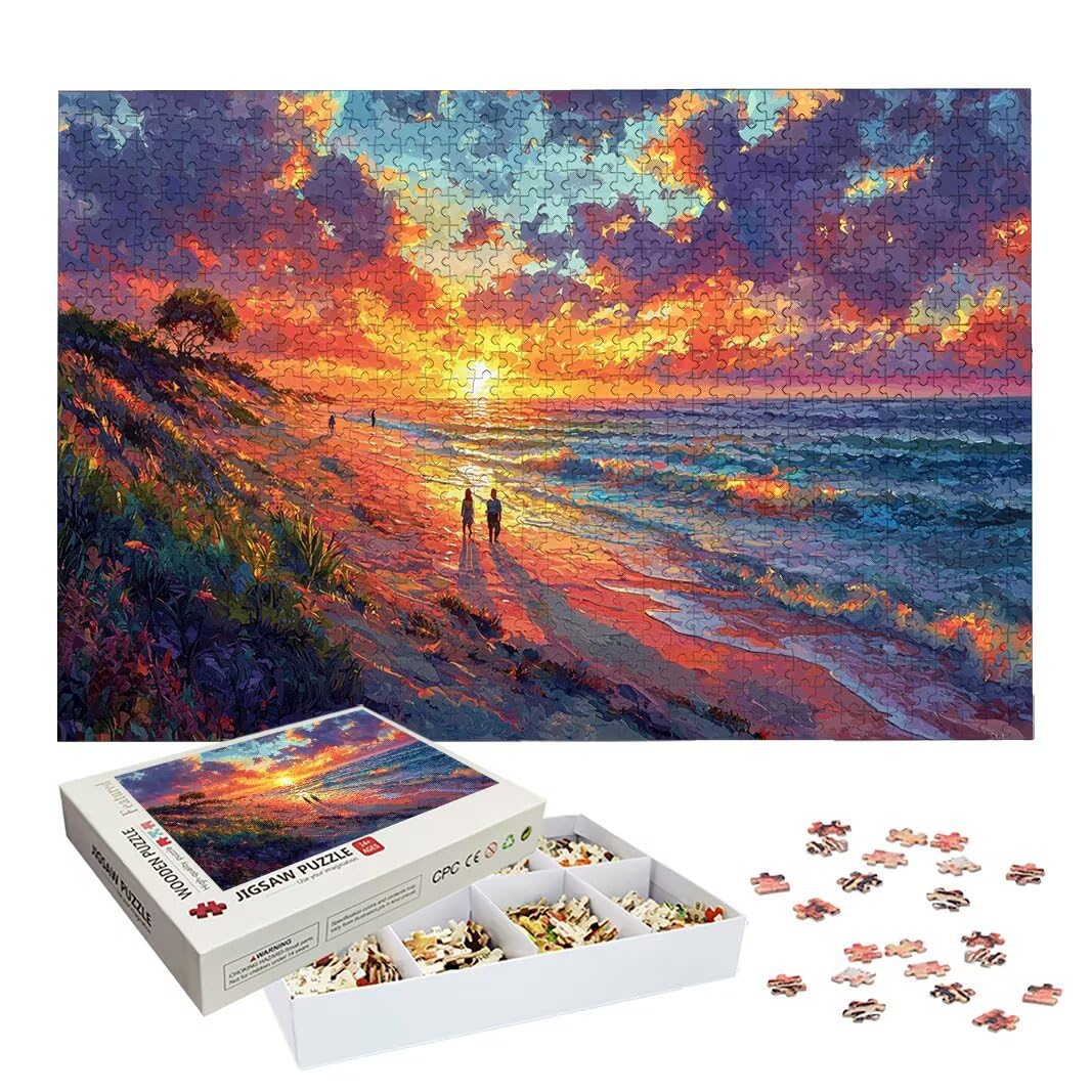 Puzzle 3000 Pièces Adultes, Puzzle 3000 Pieces Plage, Cadeau Femme -2844
