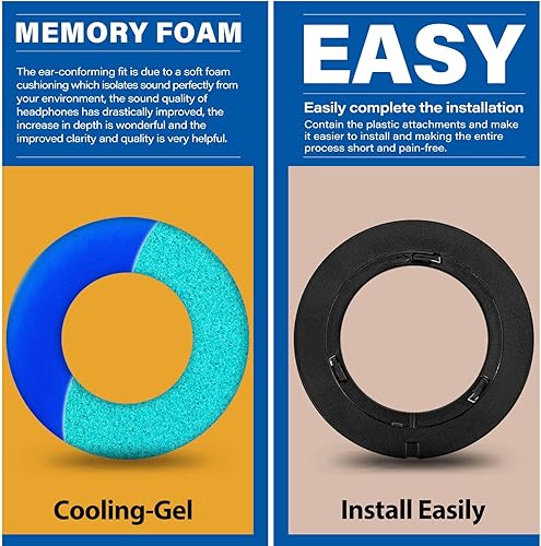 Miniatura 3 de Virtuoso XT - Almohadillas de gel de enfriamiento más gruesas, compatibles con Virtuoso RGB inalámbricoVirtuoso SEVirtuoso XT I de repuesto con