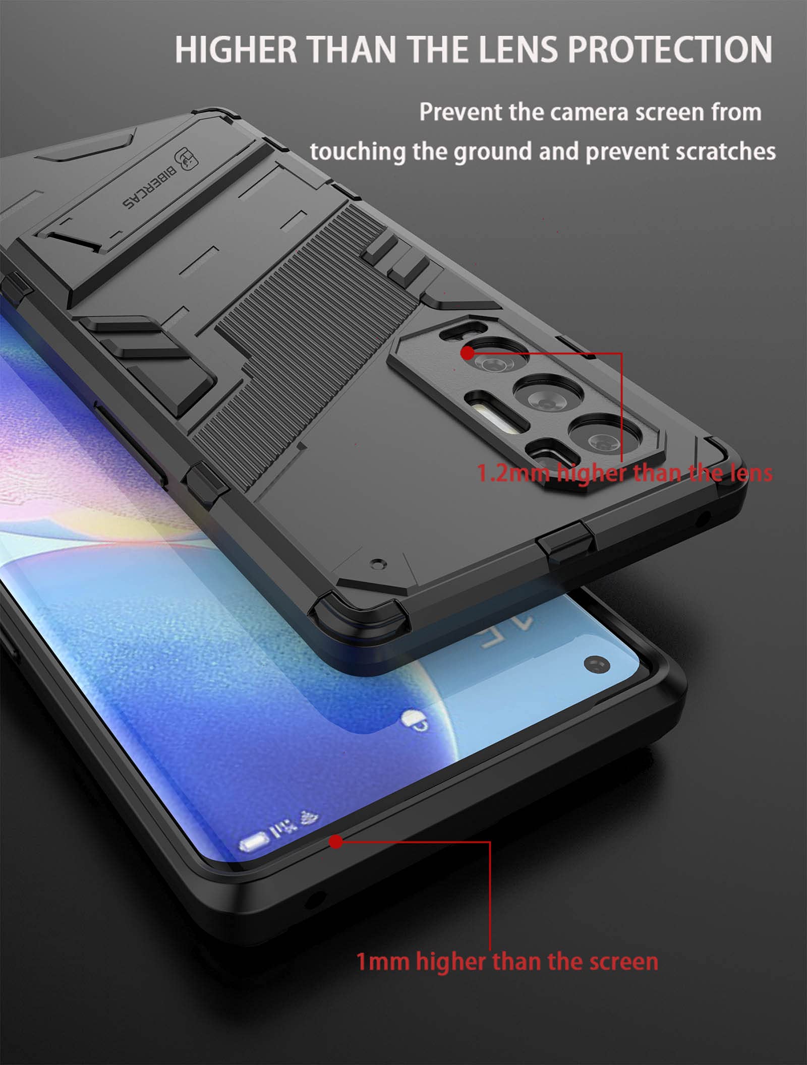 Cover per Oppo Find X3 Neo Custodia protettiva posteriore