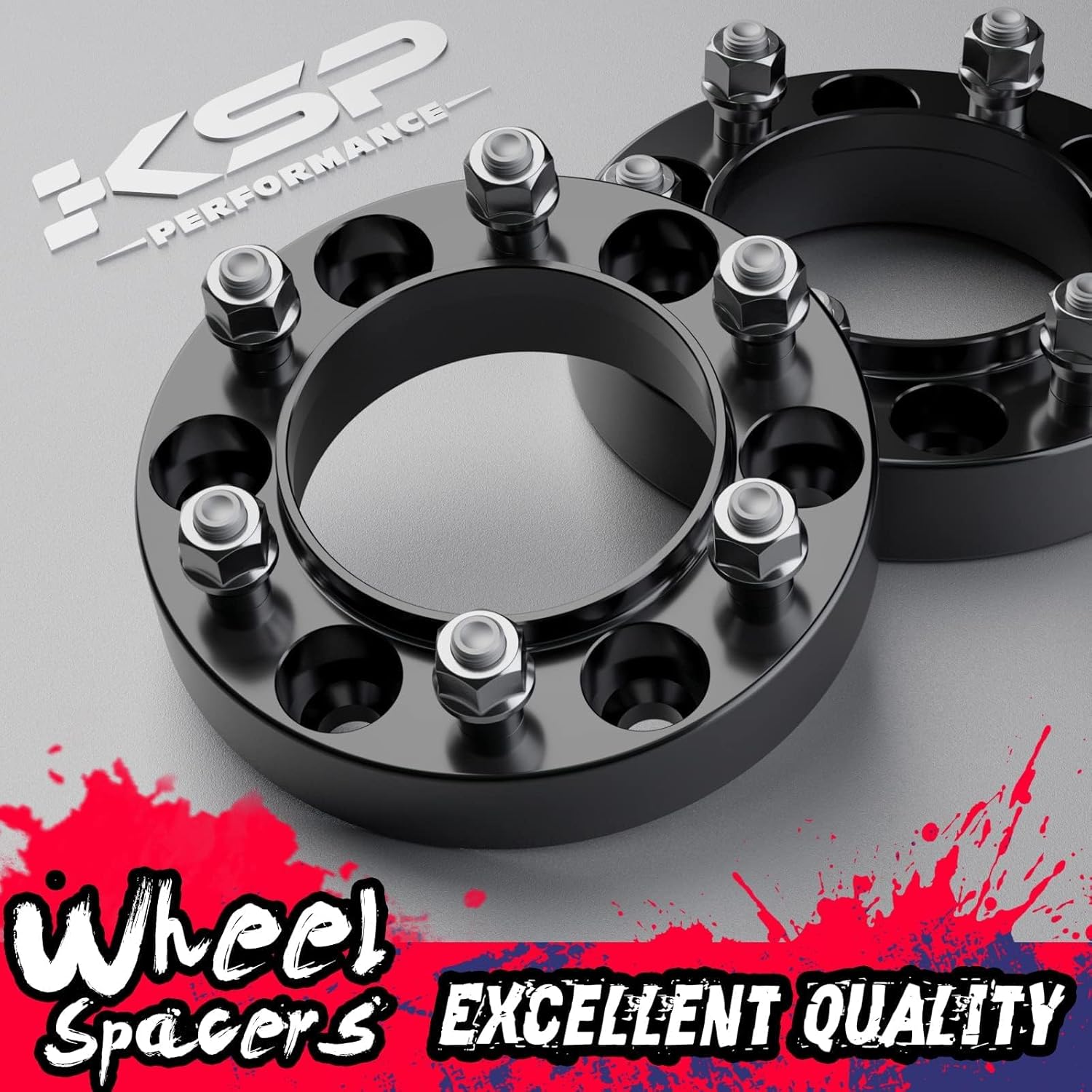KSP 1.25" Wheel Spacers for Tacoma 6 Lug Wheel,4pcs 6x5.5 Hubcentric Spacer fit for 4runner Tundra Fj Cruiser Sequoia,32mm Forged Spacer with 12x1.5 Stud 106mm Center Bore,6x139.7 Aluminum Tire Spacer - Image 6