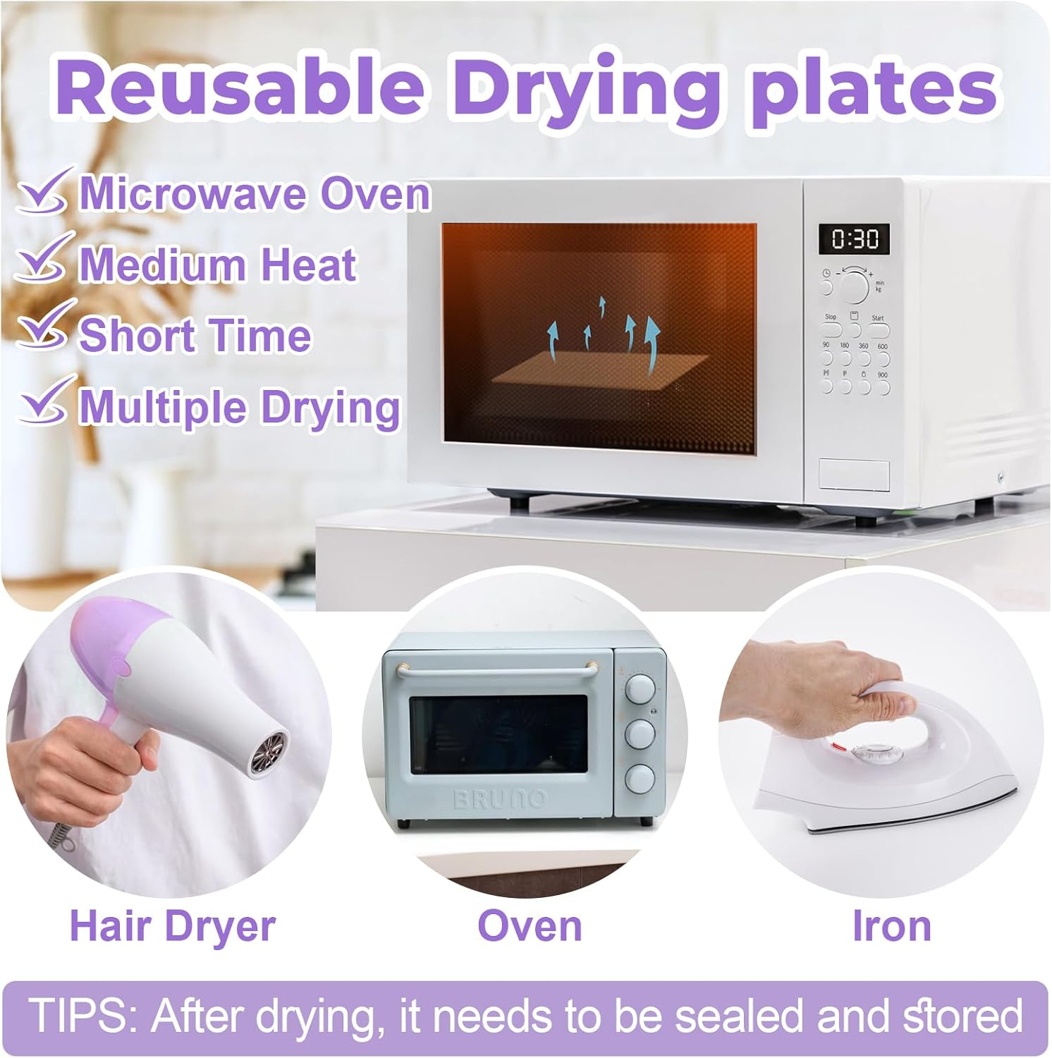 Suziko Flower Press Professional Flower Press Kit 6 Layers 6.3 x 8.3'' Flower Press Kit, Flower Pressing Kit for Adults Kids, Great Gift