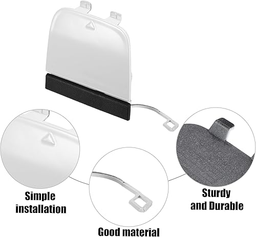 Miniatura 9 de ACROPIX Tapa de gancho de remolque para parachoques delantero para Mercedes-Benz GLA 45 AMG 2018-2020 NO.A1568854200 - Paquete de 1 negro