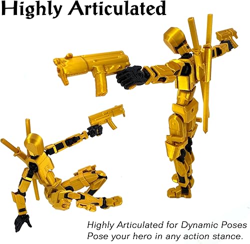Miniatura 5 de Gatling Gun T13 Titan 13 - Juego de 13 figuras de acciónEnsambladoFigura de acción de robot impresa en 3D robo 13 juguetes de acción articulada,