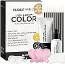 Korean Eye Brow Color Kit - Eye Lash Color Kit Brow Color for Eyebrows Lash Color Black