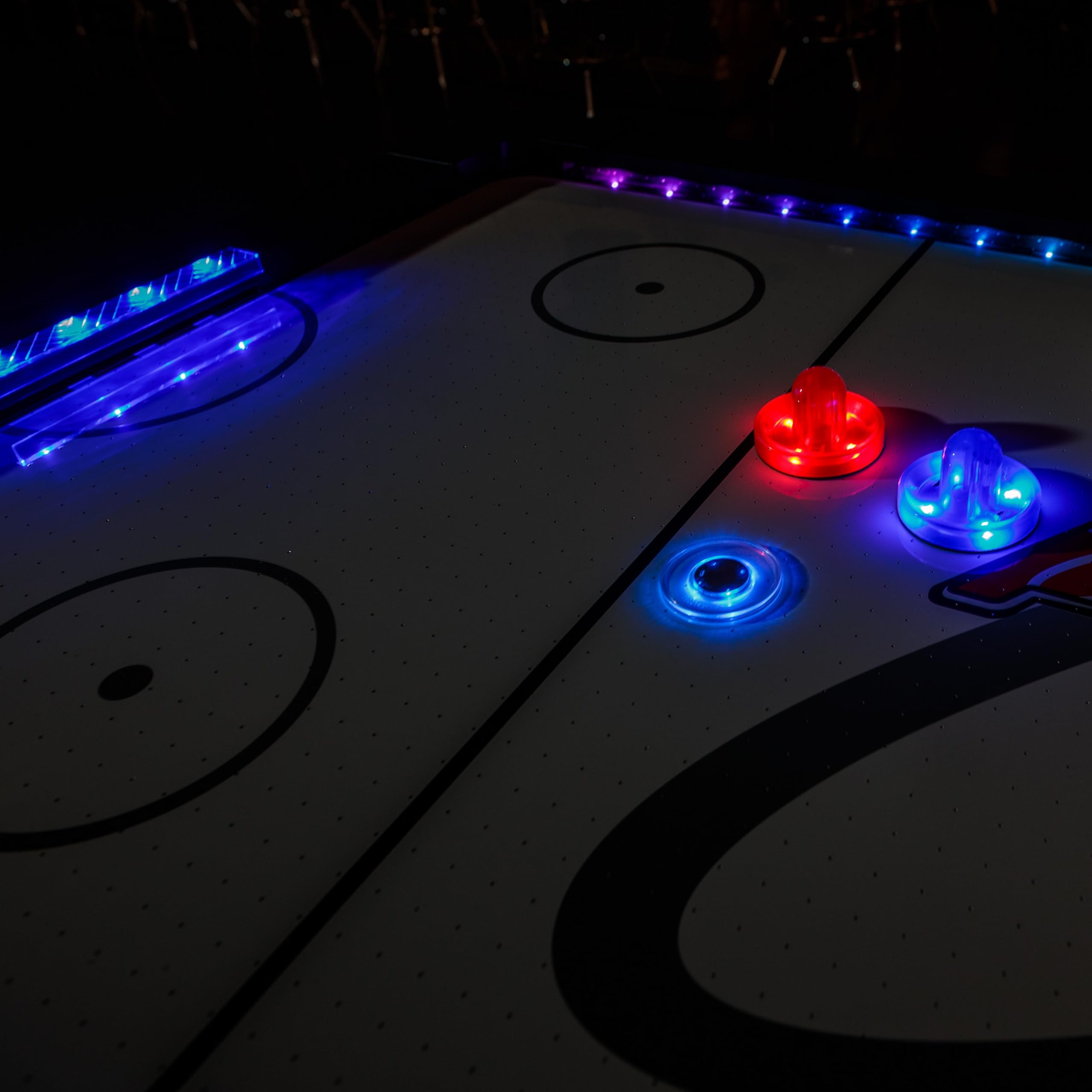 Amazon.com : Atomic Top Shelf 7.5' Air Hockey Table – Arcade Style