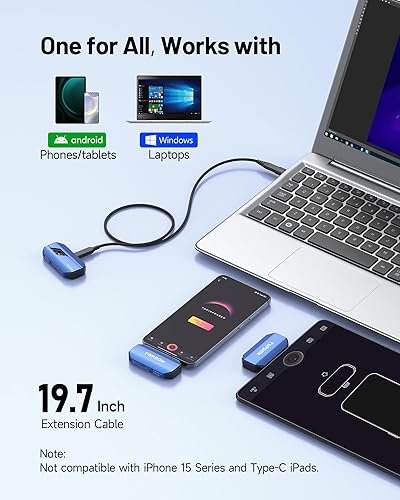 Miniatura 14 de TOPDON TC001 Cámara de imágenes térmicas Android, 512x384 Super IR Resolución termográfica con análisis secundario, informe de prueba, alarma de Gris