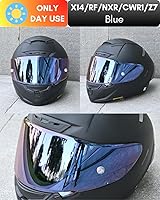 Vista 4 de CWR-F1 Protector para Visor RF-1200 Visor X14 NXR RF-SR Z7 de Repuesto para Casco de Motocicleta Protección Solar Anti-Rayones, Universal
