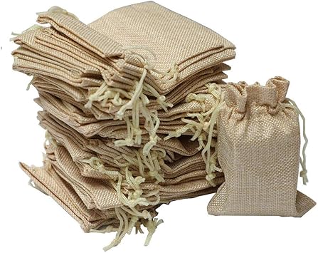 burlap small bolsas