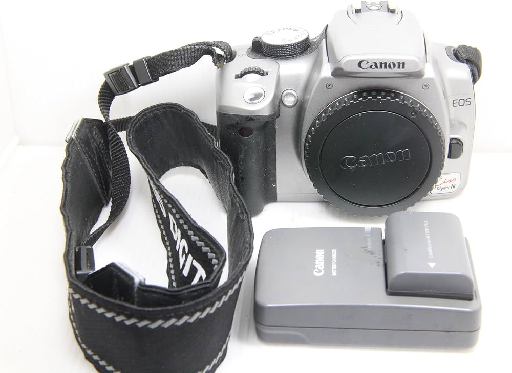 Amazon | Canon EOS KISS デジタル N シルバー ボディ 0128B001