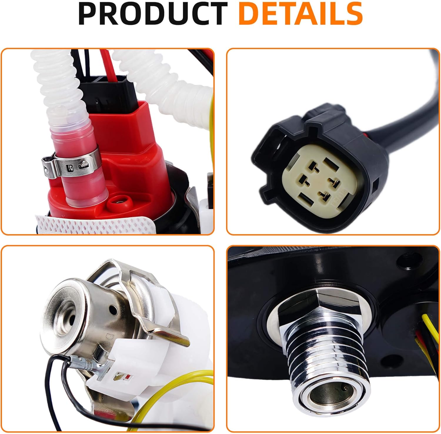 75305-07A 75268-07F Fuel Pump Assembly Compatible with Harley Davidson Sportster 883 1200 Forty-Eight Iron 1200 883 Seventy-Two XR1200 XL1200 XL883 (2007-2019)
