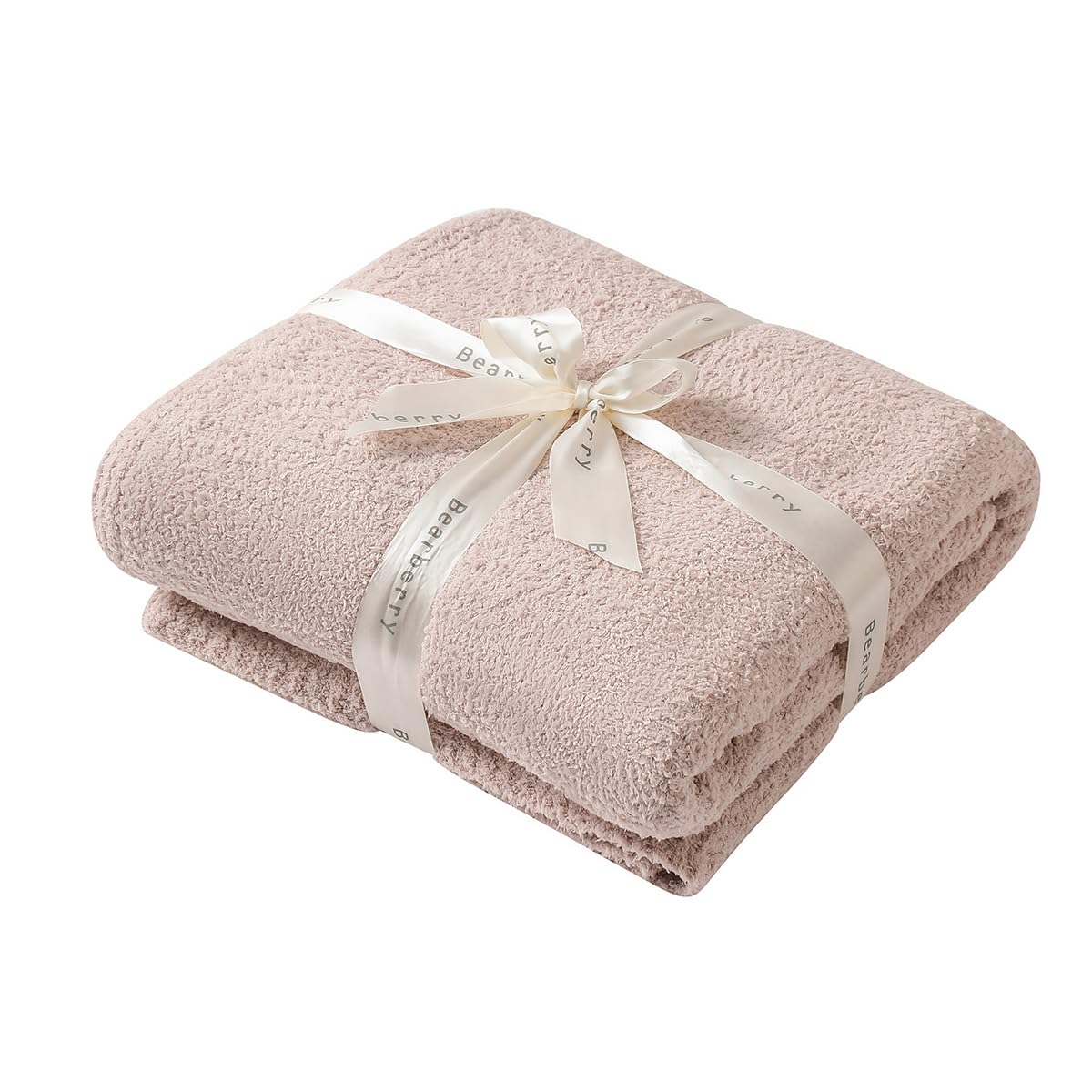 bearberry Super Soft Fluffy Throw Blanket Lightweight Cozy Warm Bed Blankets for Couch Bed Sofa All Season (Beige, 60”x80”)