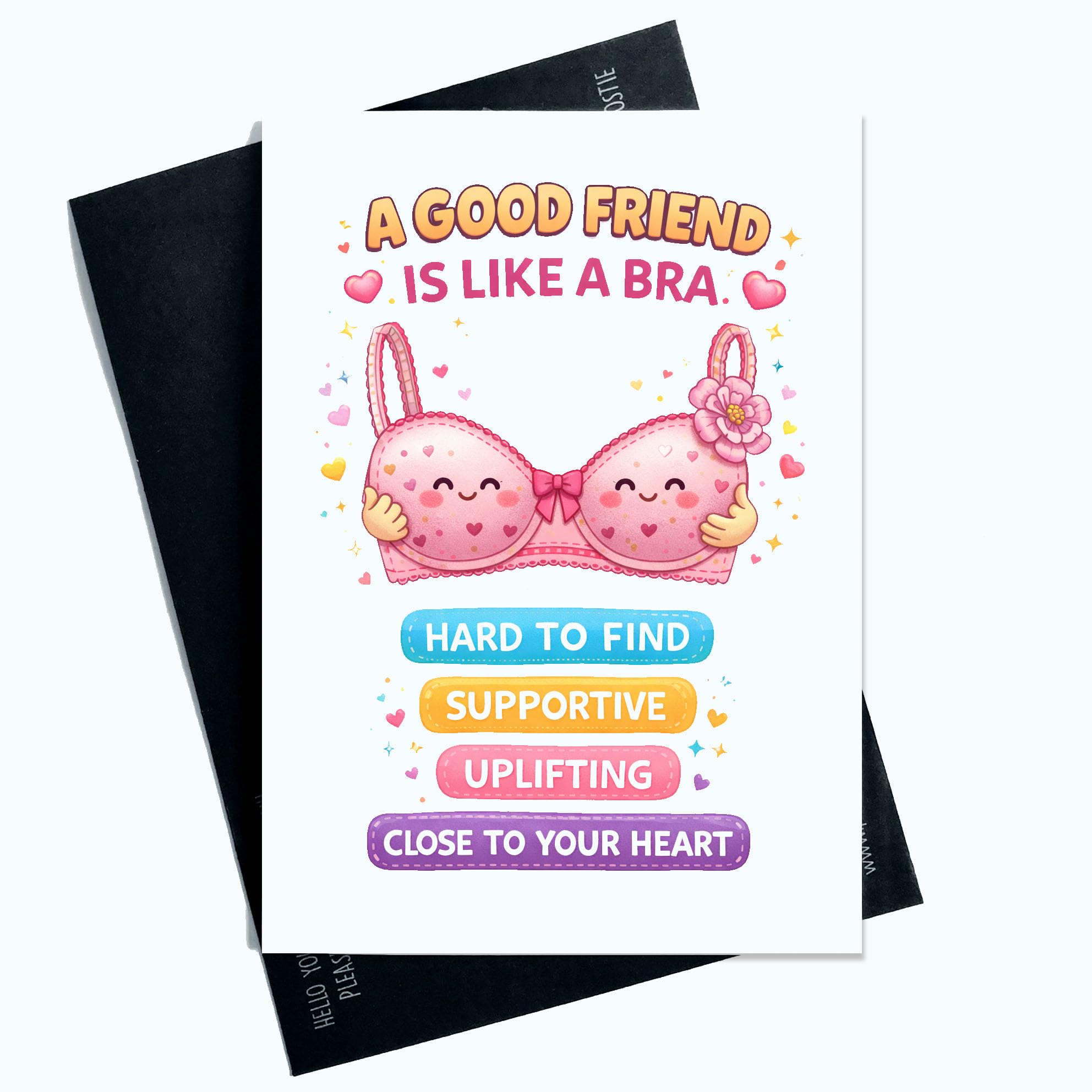 Peachy Antics Funny Birthday Card for Best Friend – Humorous Joke Birthday Card for Bestie – Novelty Happy Birthday Card for Friend – Cheeky Friendship Birthday Card – A5 Greeting Card SP464