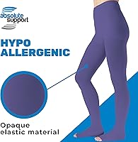 Vista 15 de Absolute Support - Medias de compresión opacas con puntera abierta, firme apoyo, 20-30 mmHg, M