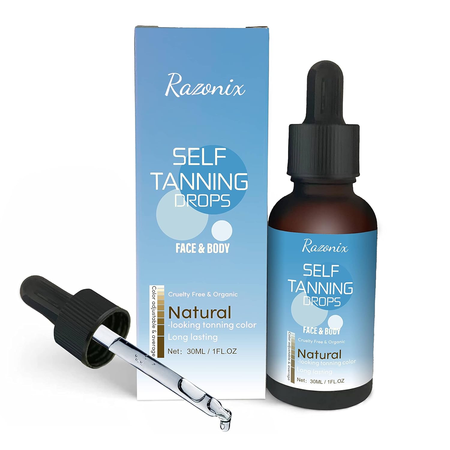 Self Tanning Drops Perfect for Face and Body Gradual Tan