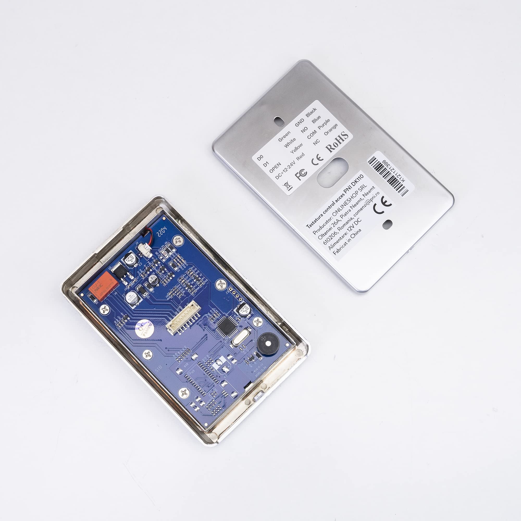 Teclado de control de acceso PNI DK110, stand alone, exterior e interior, IP54