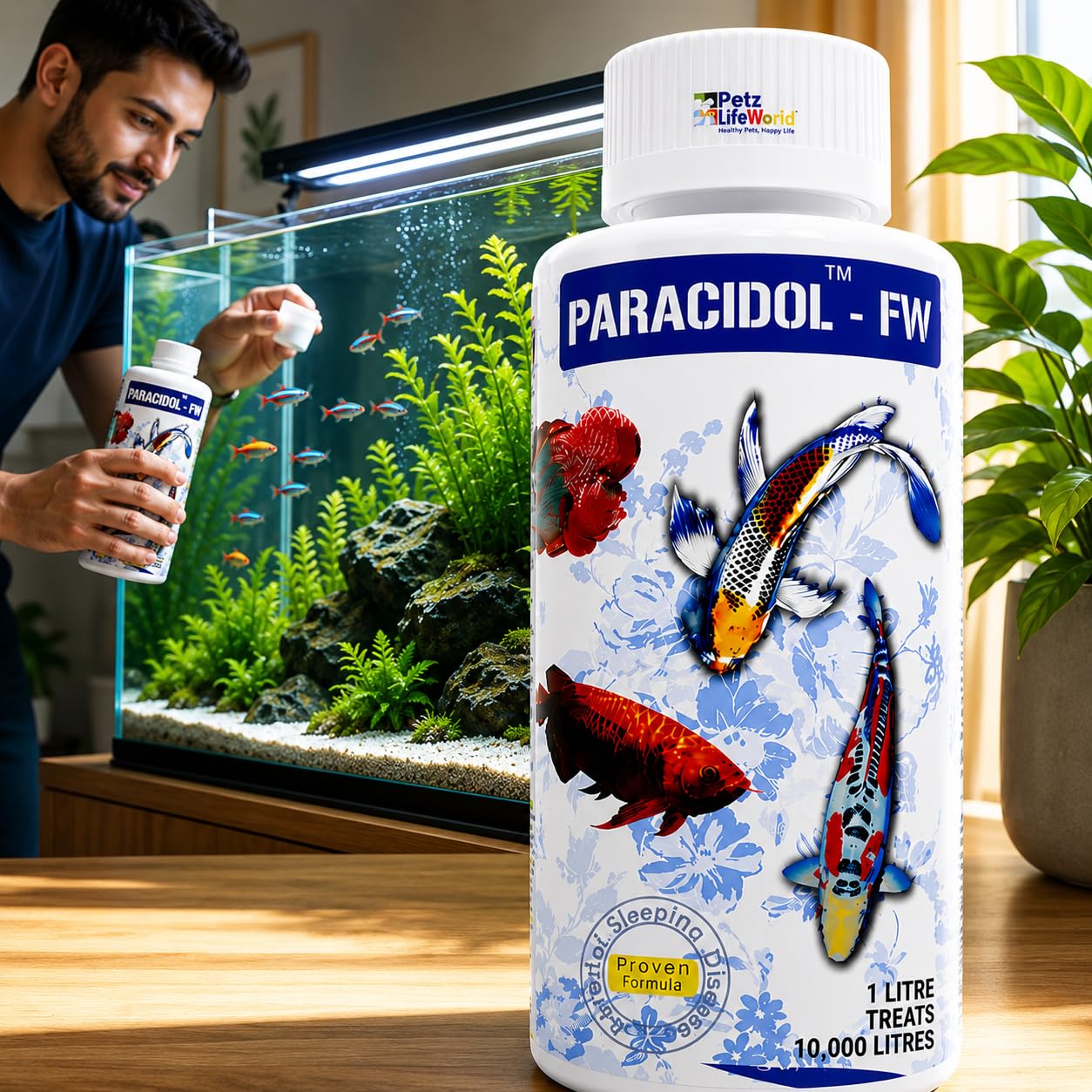 Aquatic Remedies Paracidol 1 Litre for Fresh Water Aquarium | Complete Fish Care | Healthy Fish, Healthy Aquarium by Petzlifeworld-image-28