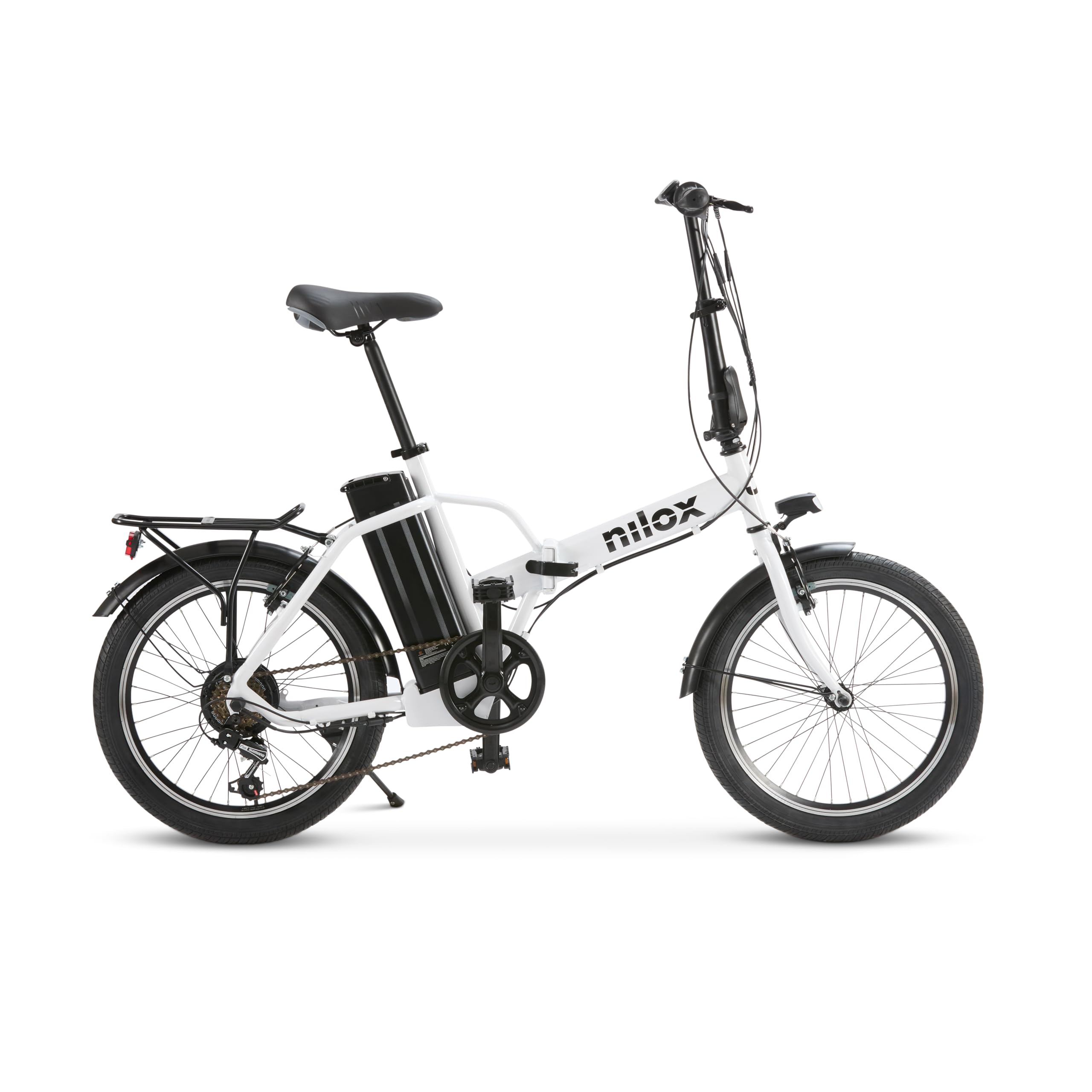 NILOX Bicicletta Elettrica Pieghevole  J1 Pro bianco, ruote da 20