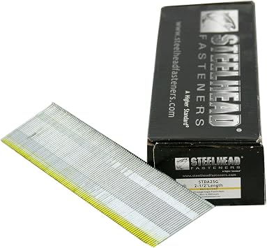 Steelhead STDA25G Angle Finish Nail 15ga 2-1/2" Galvanized 4000 count